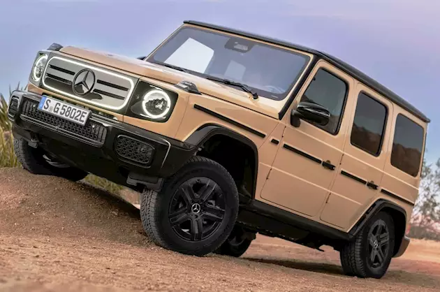 Mercedes G-class electric revealed ahead of Beijing motor show